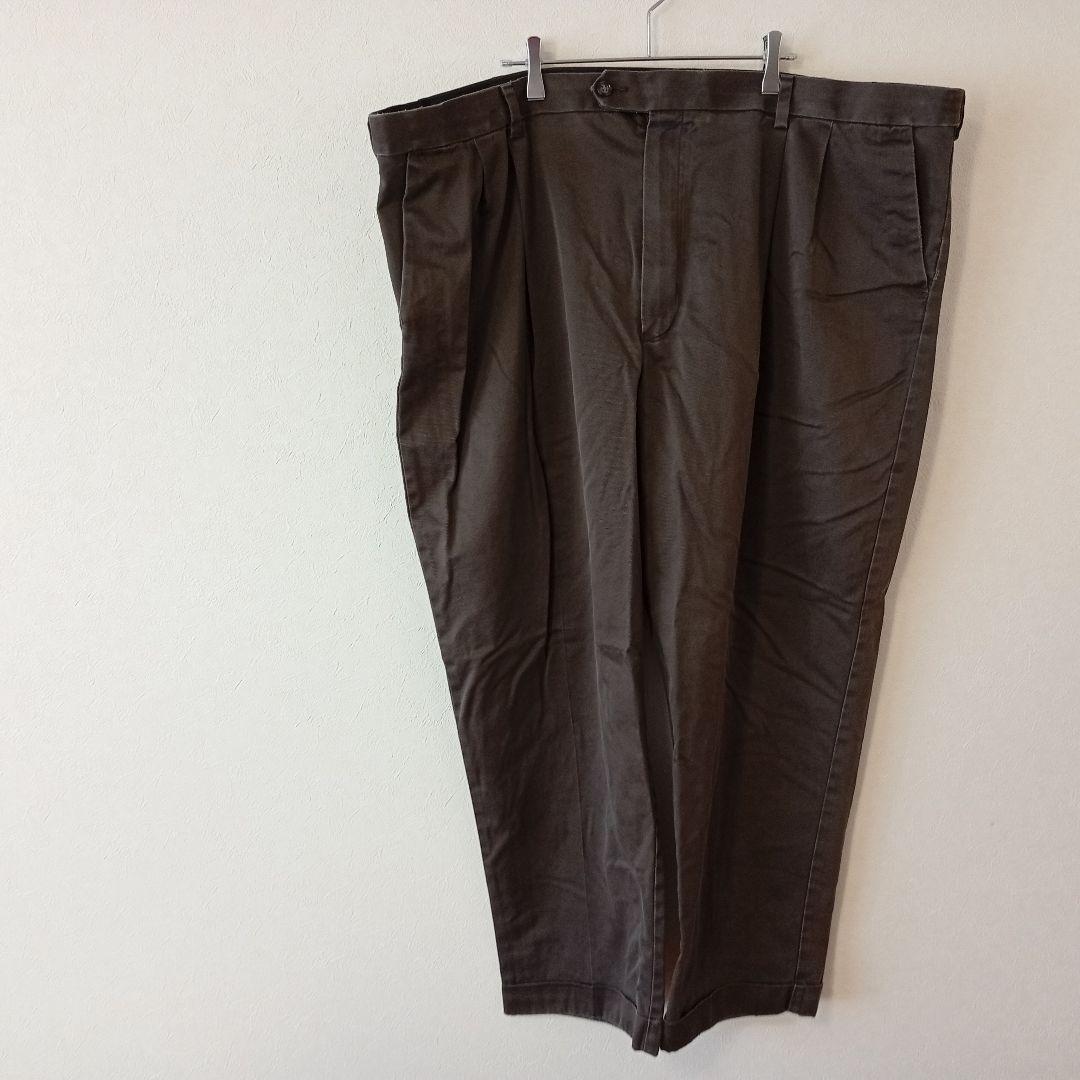 USA古着 Roundtree＆yorke ツータック　チノパン　W48L29 — image 2