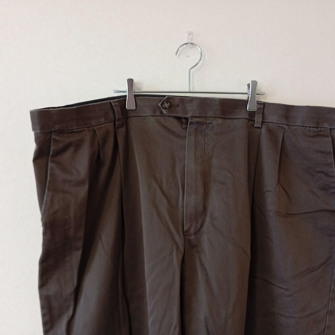 USA古着 Roundtree＆yorke ツータック　チノパン　W48L29 — image 3