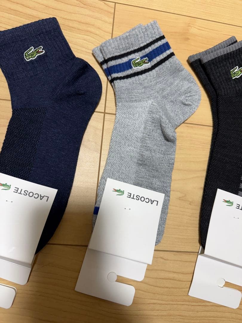 LACOSTE ラコステ メンズソックス 4足セット 夏用・通気性　少量入荷 — image 4