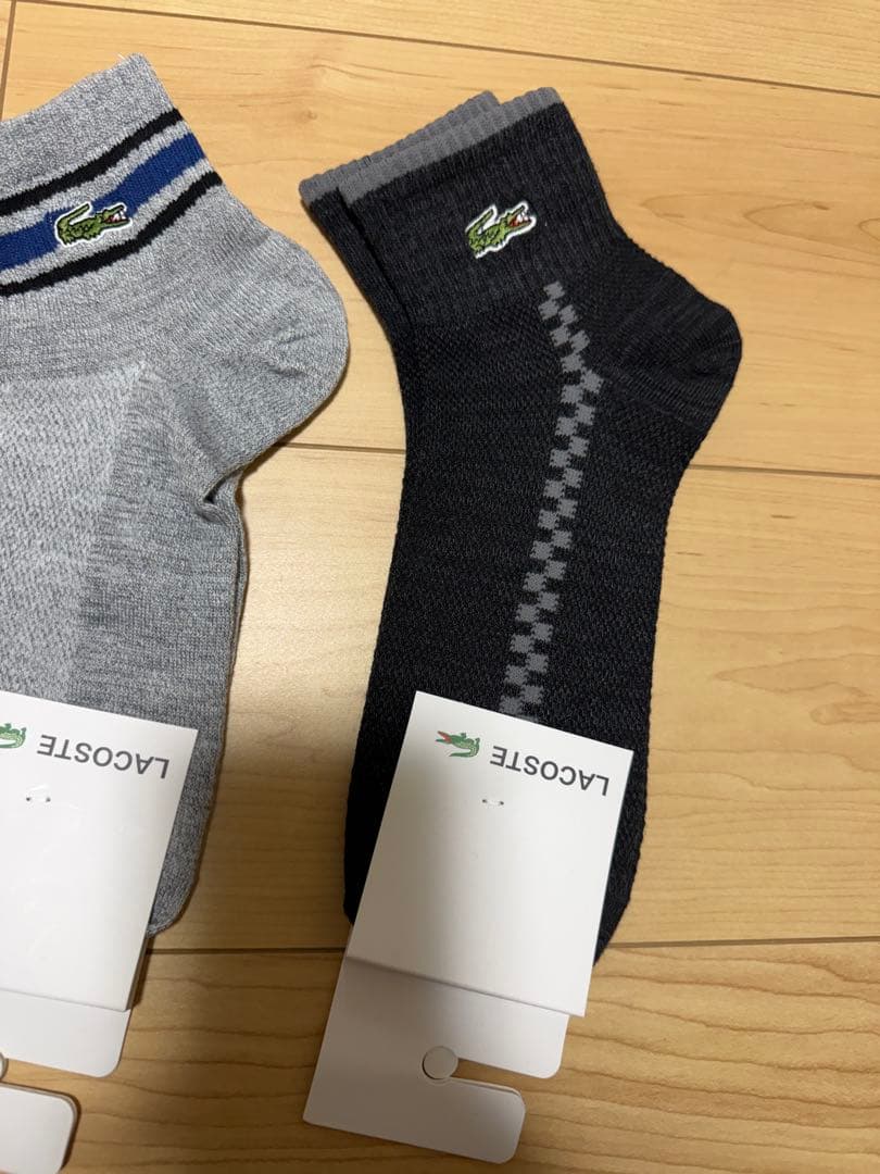 LACOSTE ラコステ メンズソックス 4足セット 夏用・通気性　少量入荷 — image 5