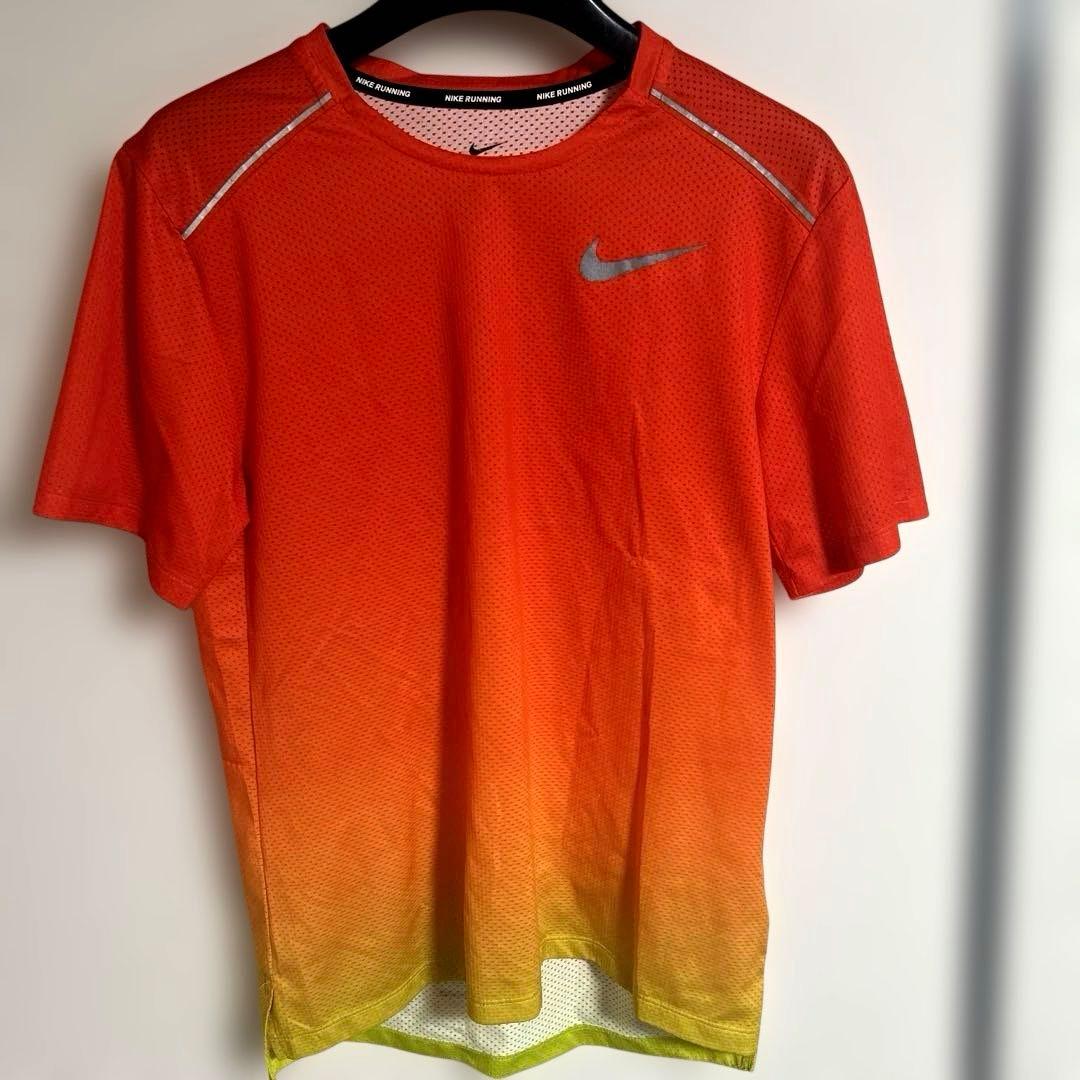 NIKE RUNNING ナイキ ランニング 風車 オレンジイエローグラデT — image 3