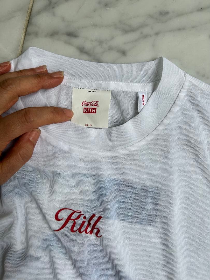 【新品未使用】KITH x Coca-Cola コラボ Tシャツ ホワイト — image 5