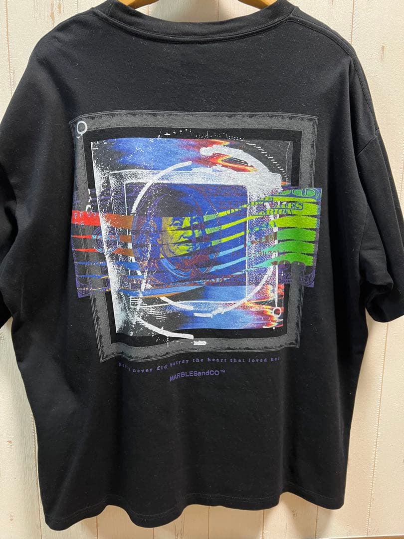 MARBLESandCO Tシャツ ブラック — image 2