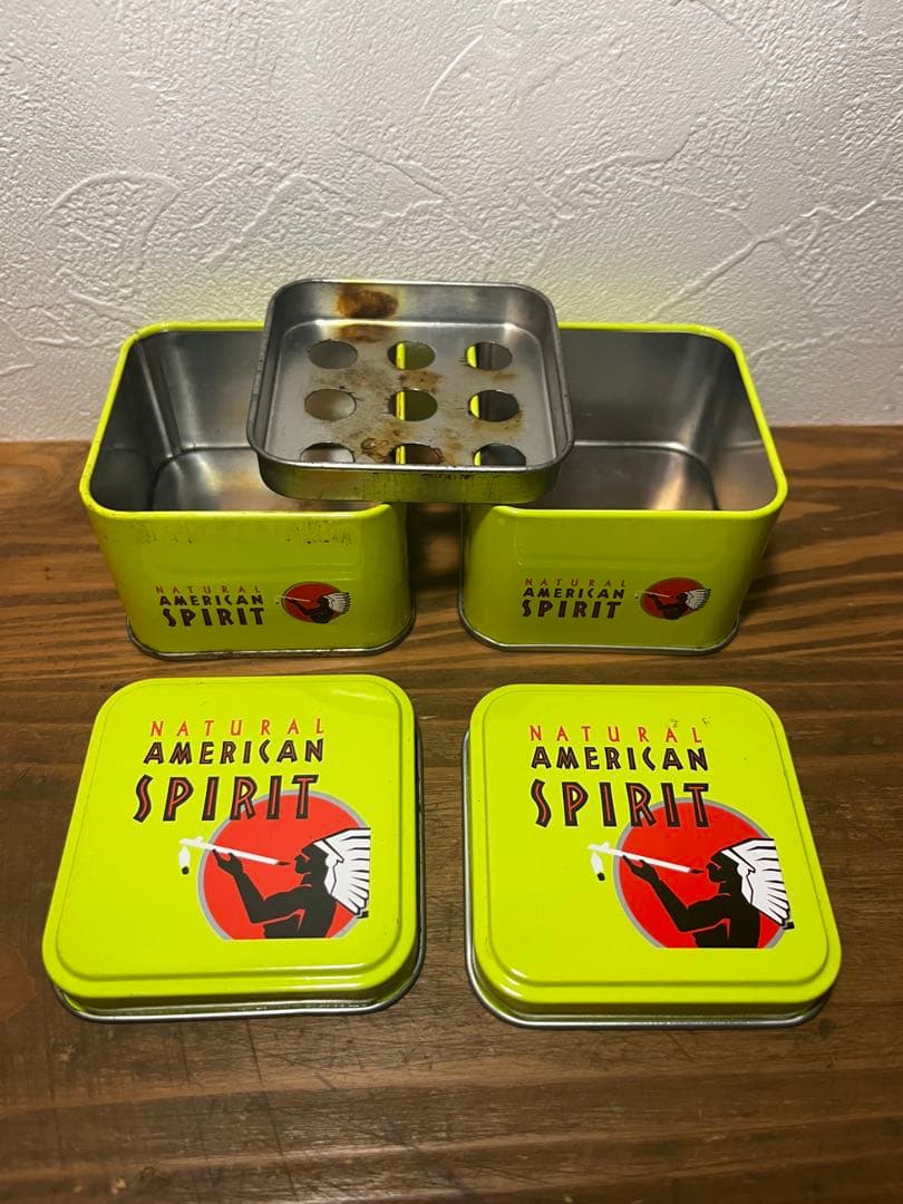 アメリカンスピリッツ AMERICAN SPIRIT 灰皿 2個セット used — image 2