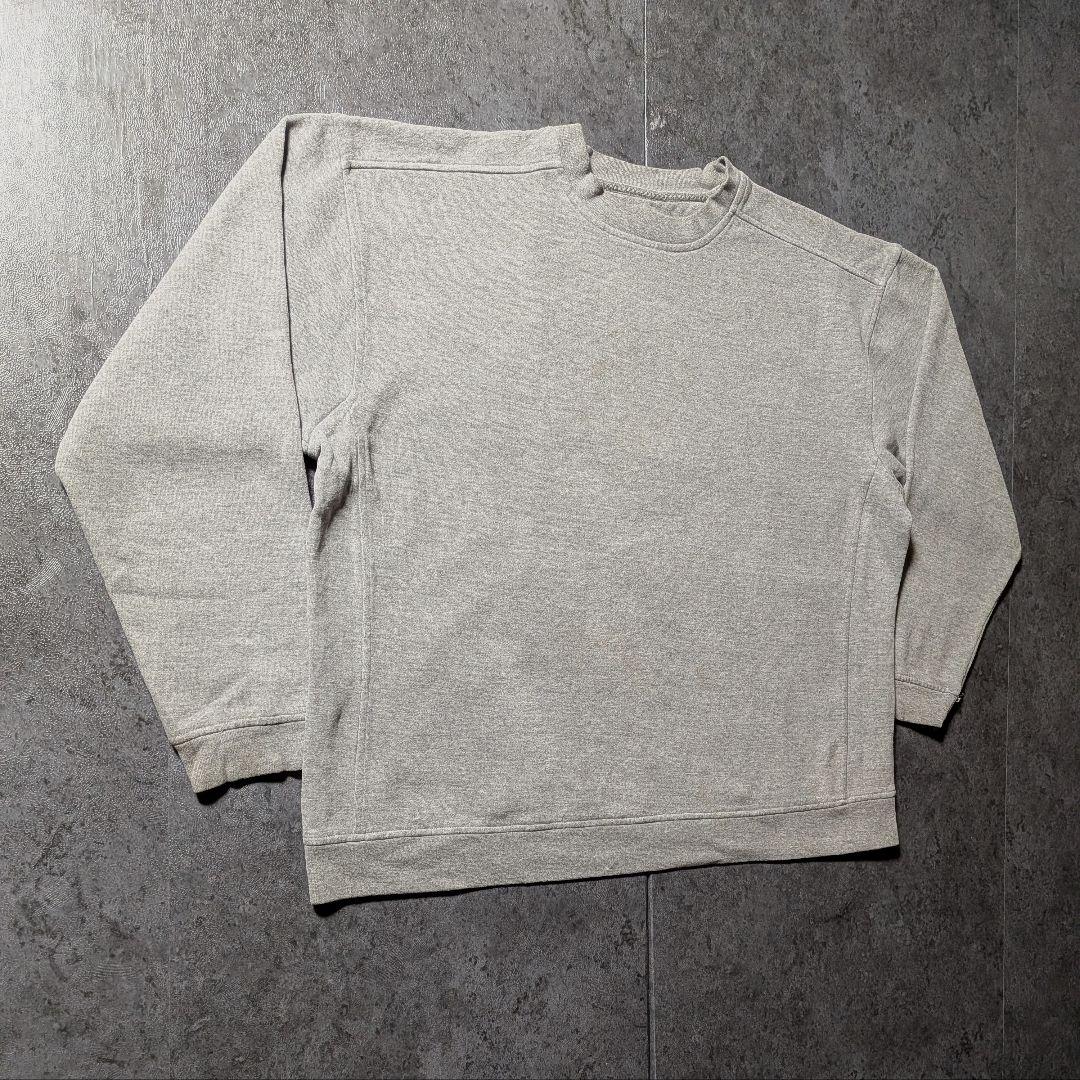 オーバーサイズ 無地 スウェット グレー XL 古着 — image 3