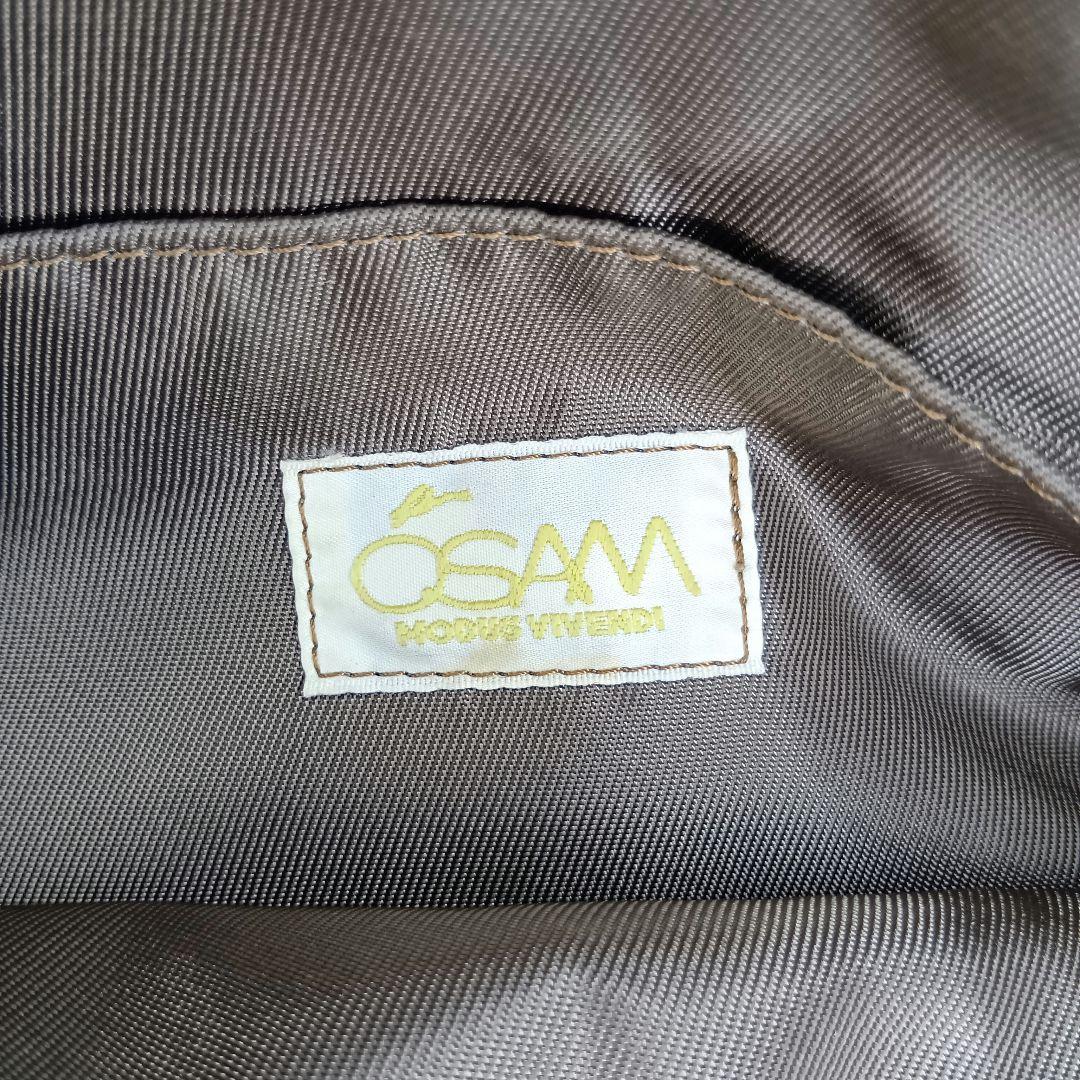 OSAM 梶谷修 ナイロン レザー コンビ ハンドバッグ — image 4