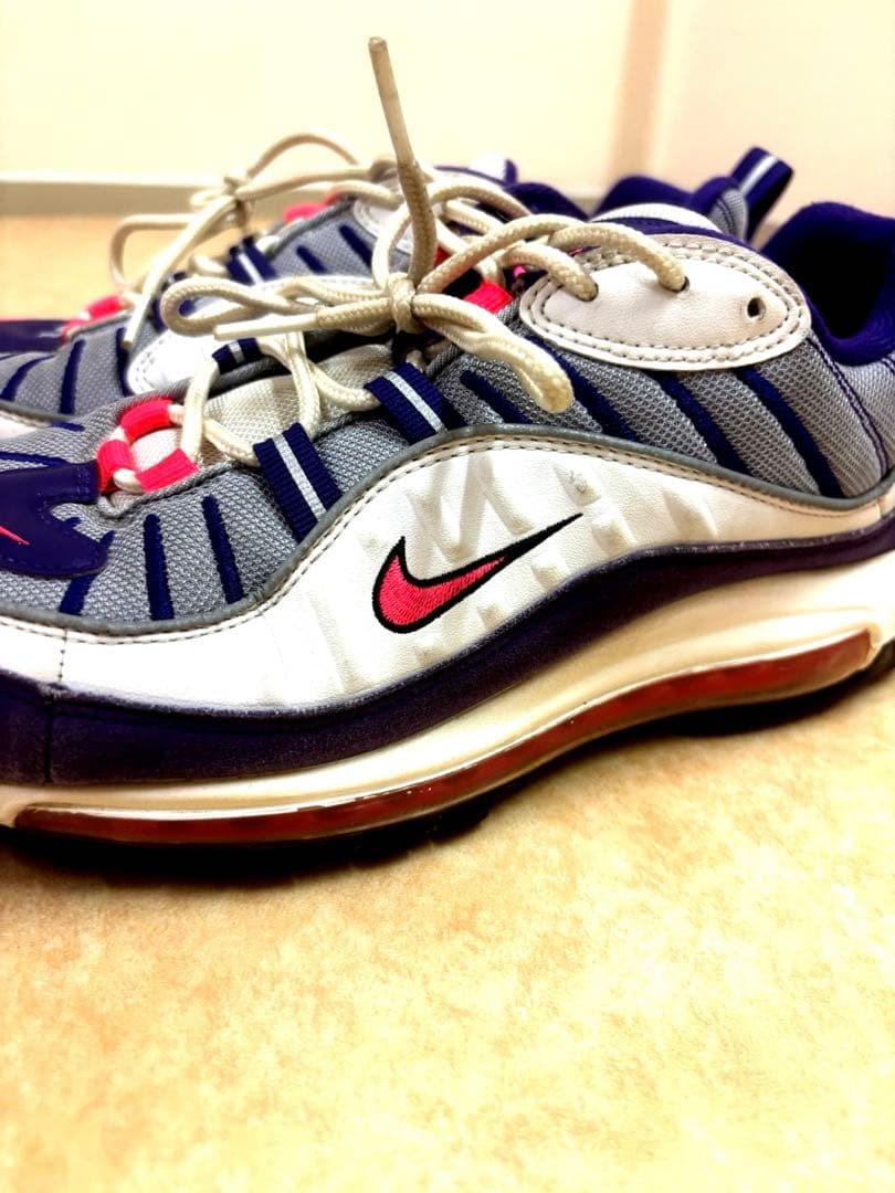 NIKE AIR MAX 98 グレー パープル ピンク — image 2