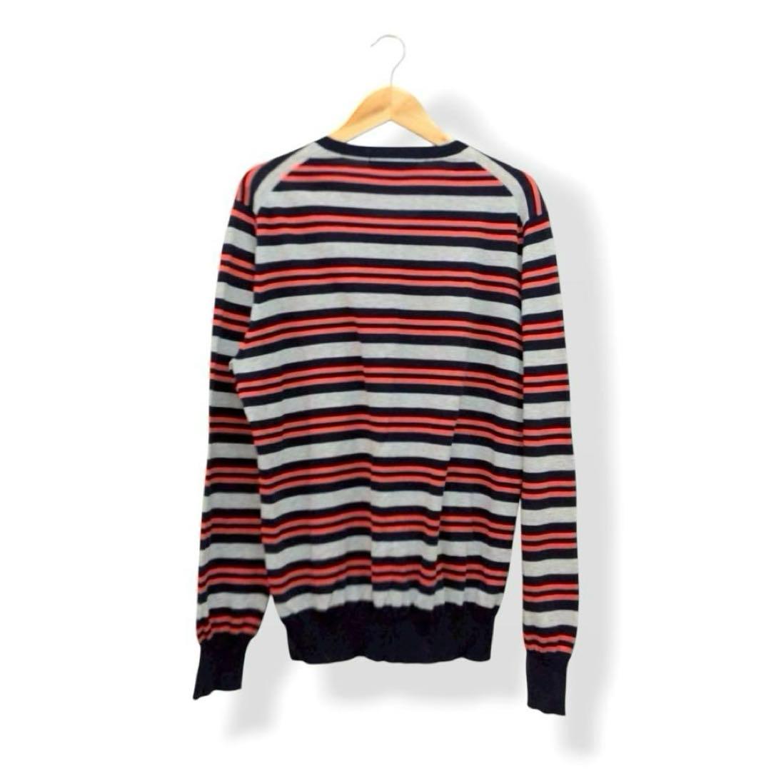 TOMORROWLAND tricot ボーダー柄 コットン サマーニット L — image 2