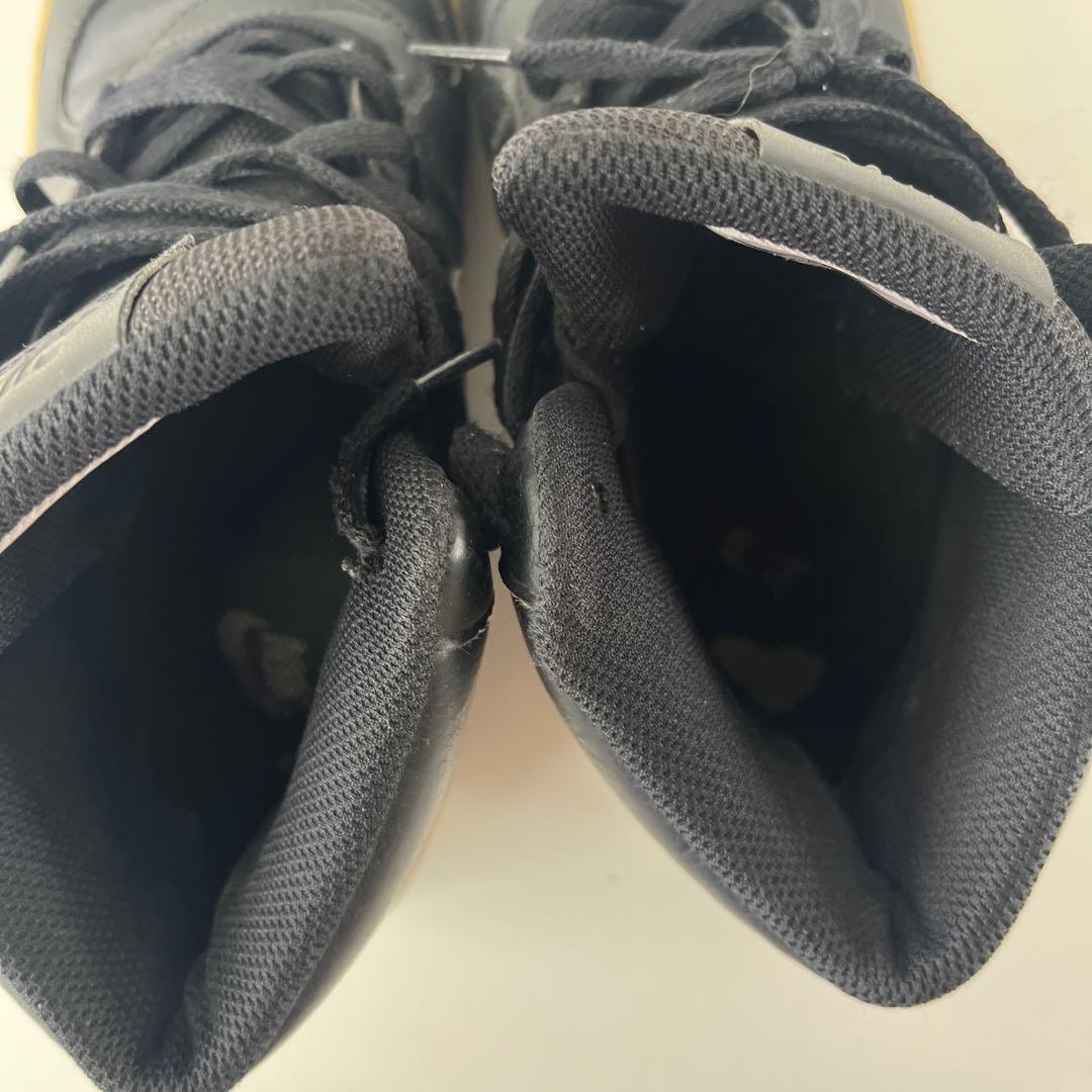 Nike ブラックレザー ハイカットスニーカー — image 5