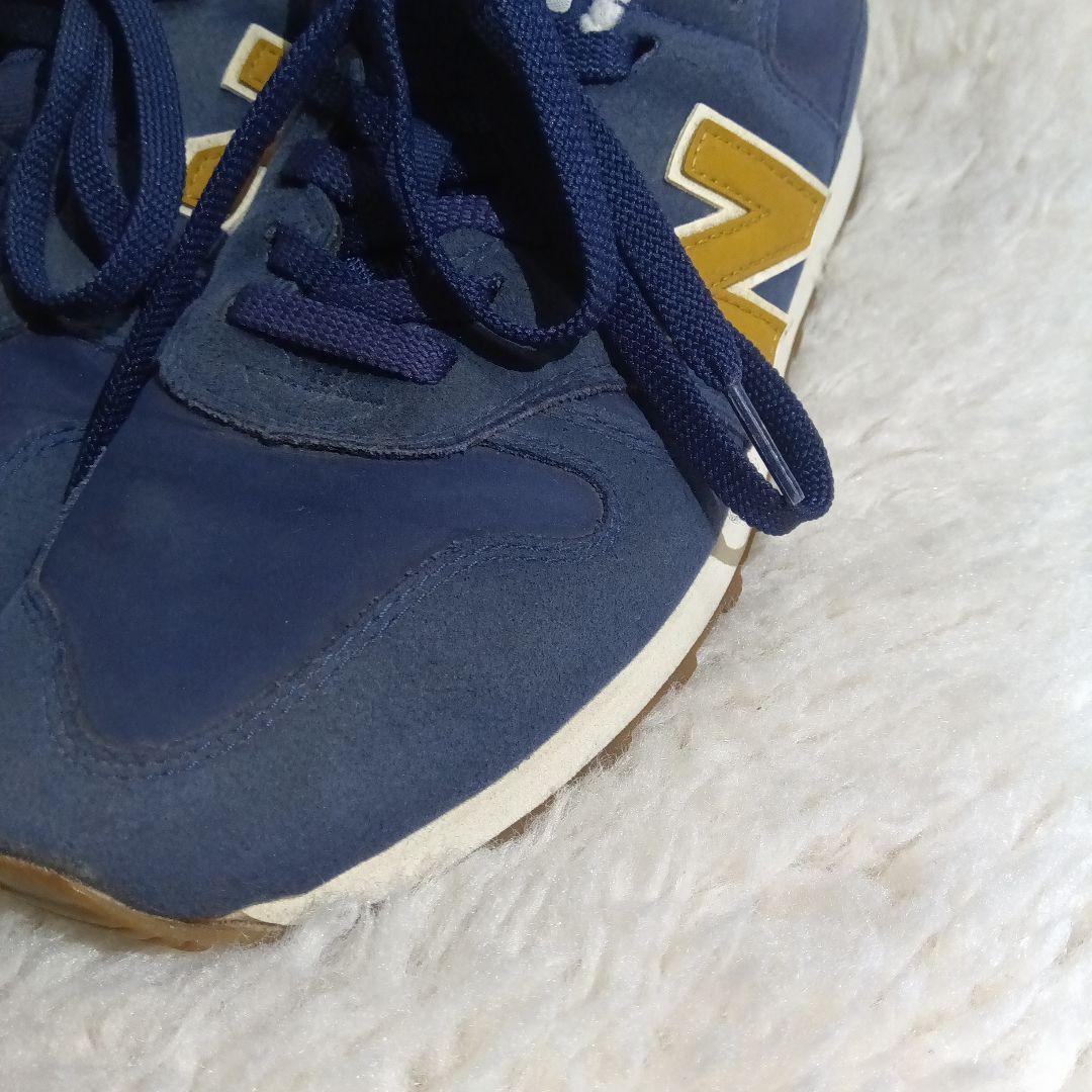 極美品　New Balance ニューバランス 373 ネイビー スニーカー — image 5
