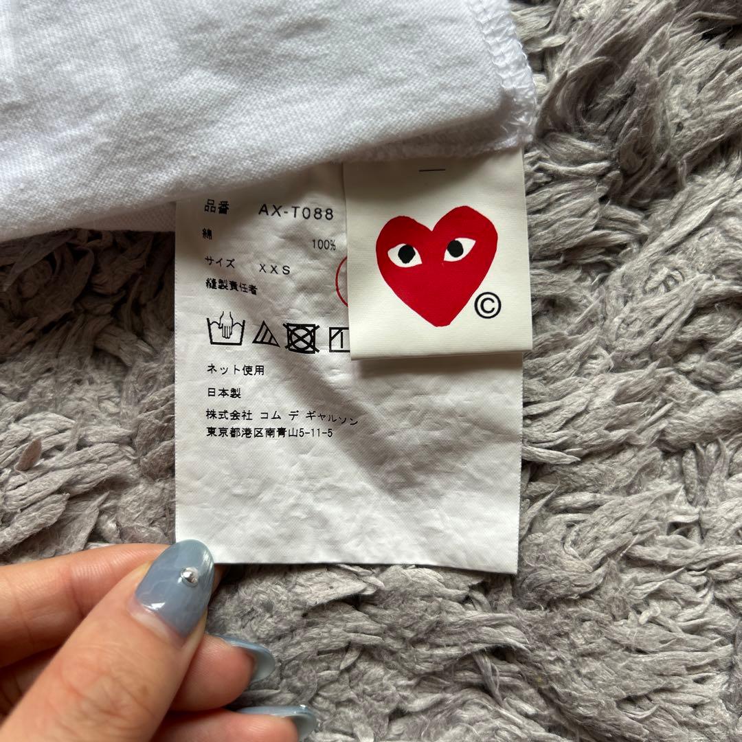 PLAY COMME des GARÇONS Tシャツ ホワイト XXS — image 4