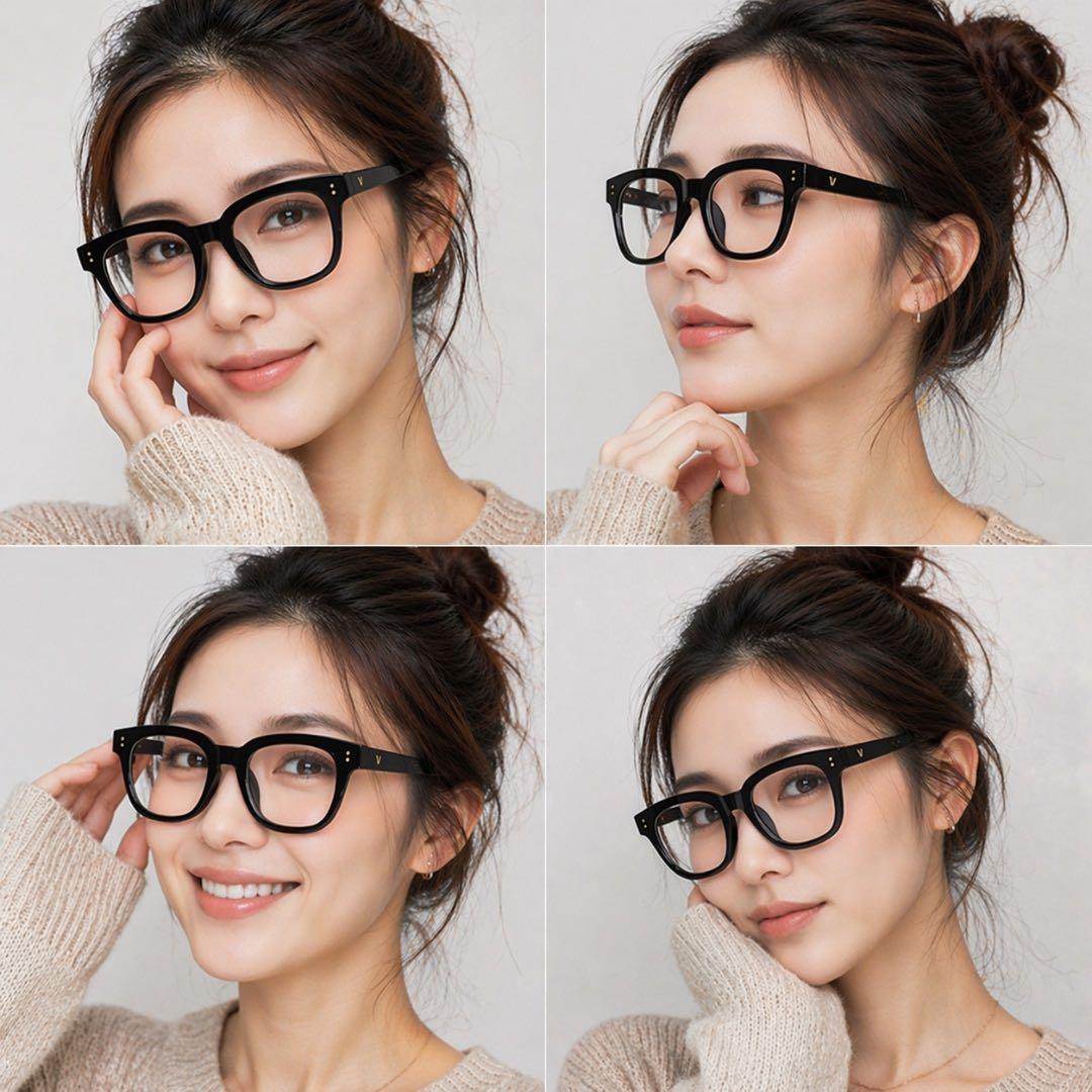 【迅速配送】ブルーライト防止眼鏡 軽量25g 黒縁 PCスマホ 男女兼用 — image 5