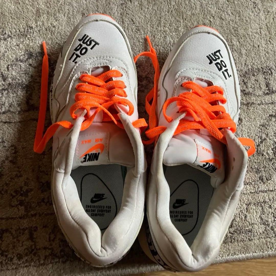 Nike Air Max 1 Just Do It White Orange — image 3