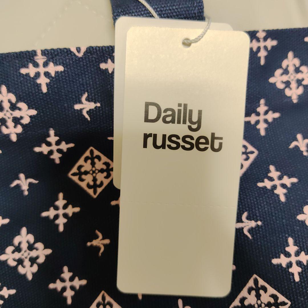 Daily russet トートバッグ ネイビー モノグラム — image 3