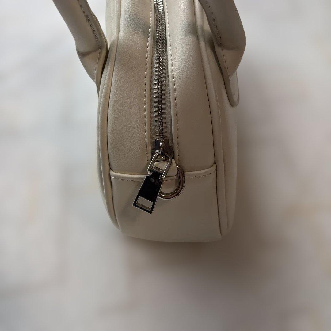 GRL グレイル　ホワイト ミニ ハンドバッグ ショルダーバッグ 2wayバッグ — image 5