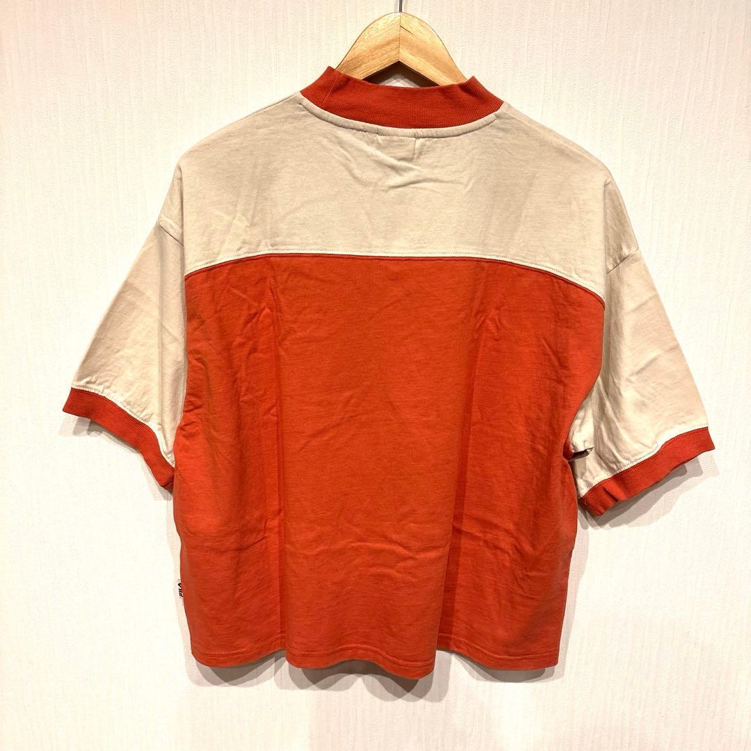 フィラ　FILA 半袖Tシャツ オレンジ/ベージュ　Lサイズ — image 5