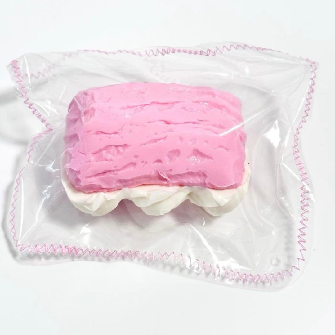 kikisquishy Sサイズ いちご ピンク サンド エクレア ぼやぼや袋 — image 3