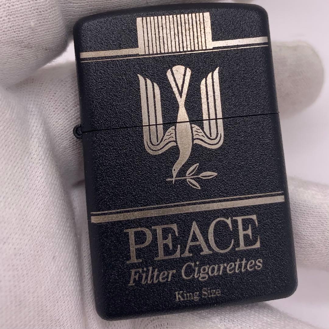 【オク】【大人気マットブラック】ピース PEACE オイルライター — image 2