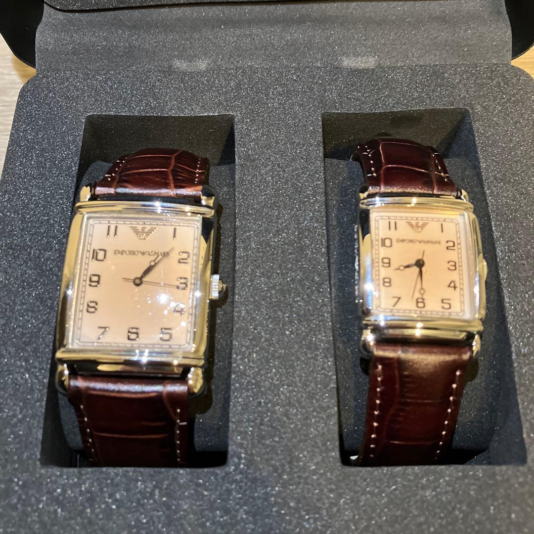 E-壁 エンポリオ アルマーニ EMPORIO ARMANI ペアウォッチ — image 2