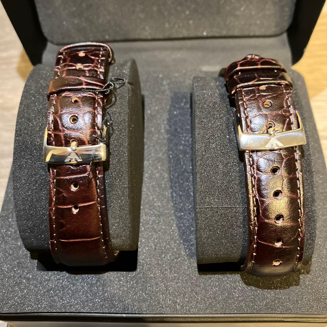 E-壁 エンポリオ アルマーニ EMPORIO ARMANI ペアウォッチ — image 3