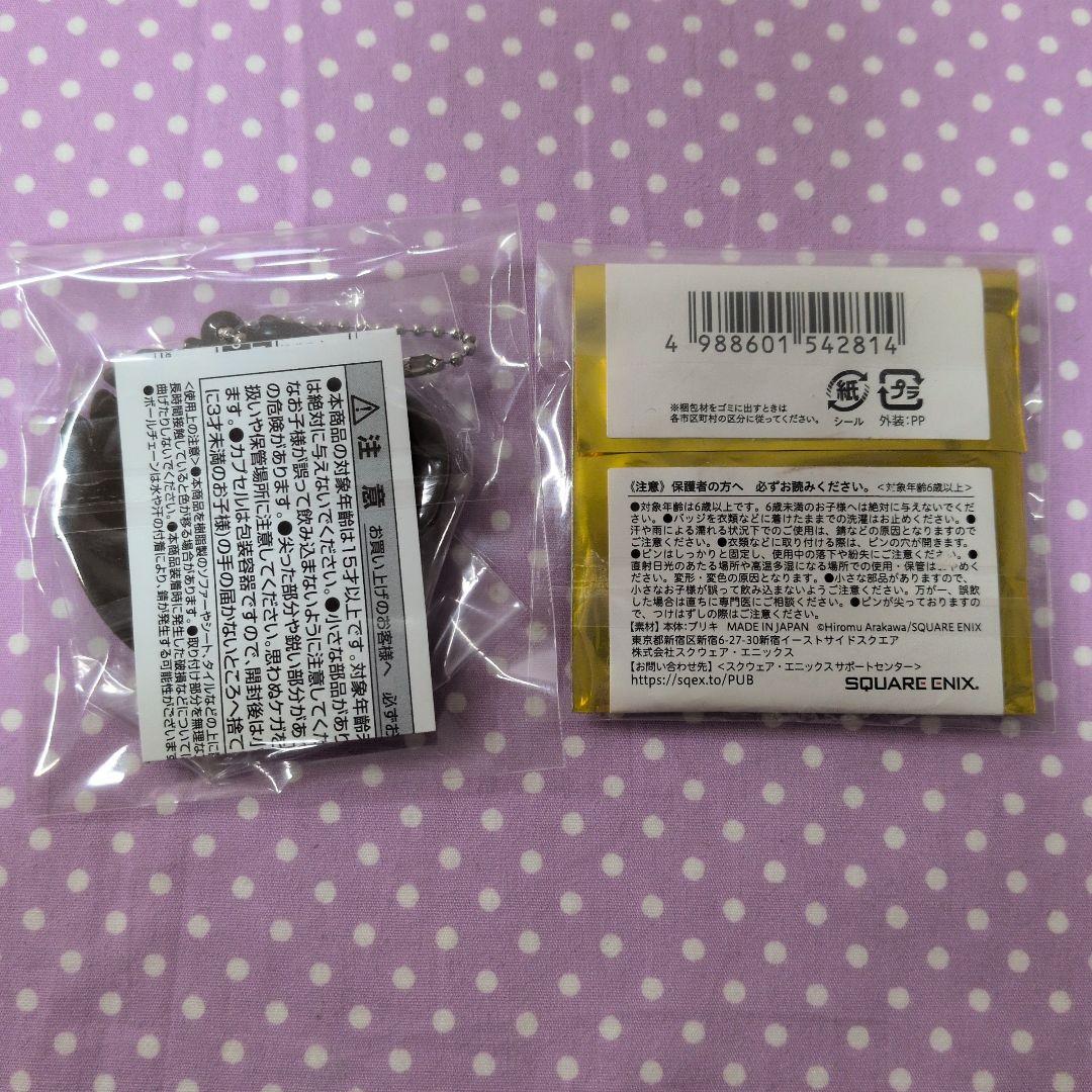 黄泉のツガイ カプセルラバーマスコット 缶バッジ ガブちゃん セット — image 2