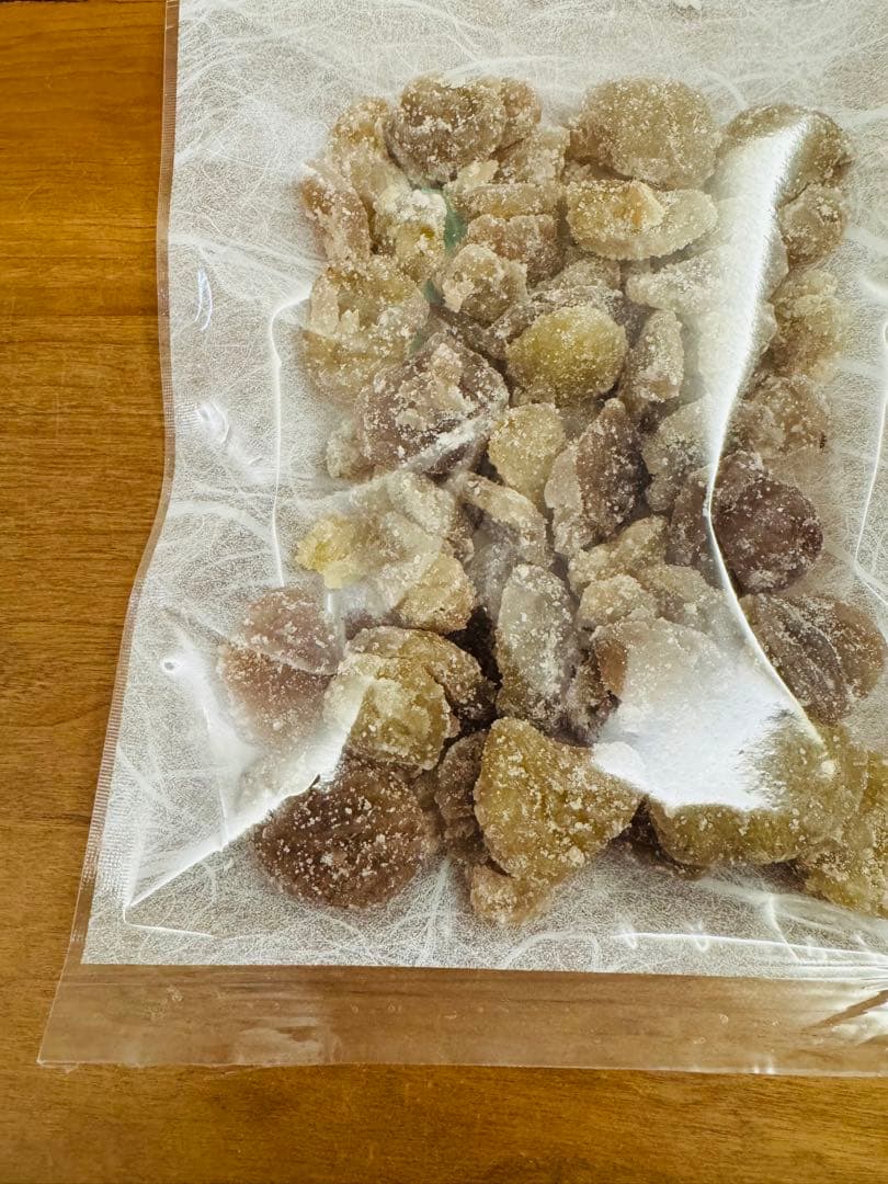 ◆訳あり品◆ イタリア産 栗 甘納豆 260g(130g×2袋) チャック付き袋 — image 2