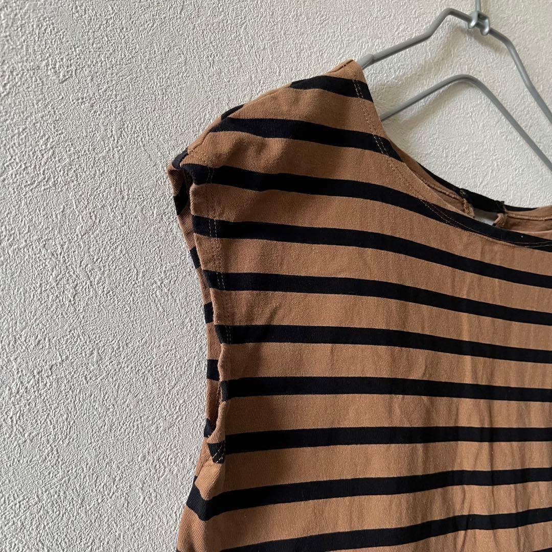 【ルクールブラン】バスクボーダーカットソー フレンチスリーブ 38 Tシャツ — image 5