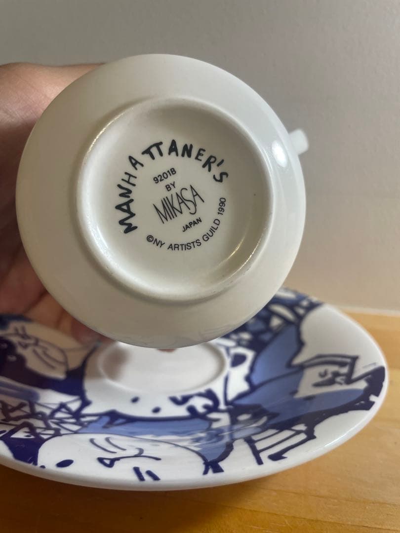 猫　MANHATTANER'S MIKASA カップソーサー — image 4