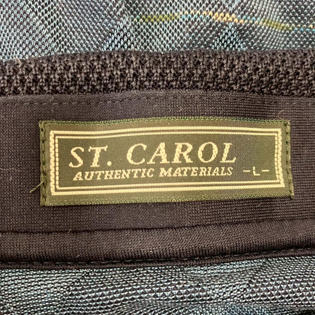 ✨ST.CAROL✨ポロシャツ♡胸ポケット♡半袖♡オシャレ♡ブルー♡メンズ(L) — image 4