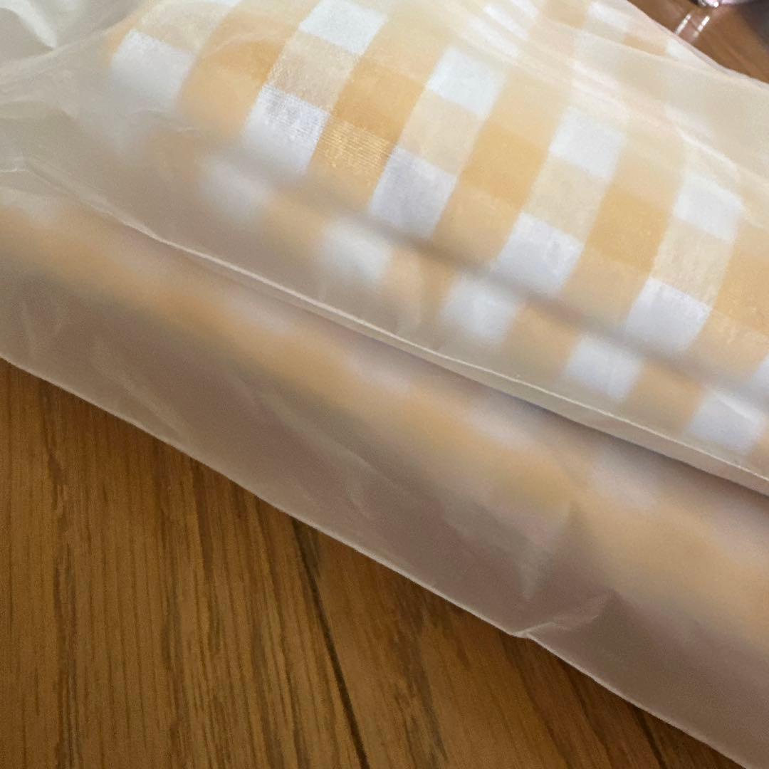 新品未開封　イエロー ギンガムチェック カーテン 100x130cm 2枚組 — image 5