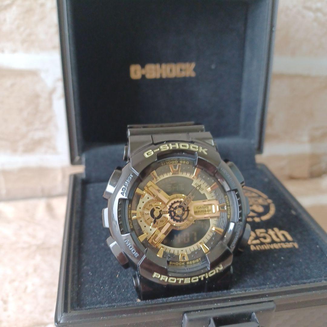 CASIO G-SHOCKジーショック腕時計 ゴールド&ブラック 人気爆発中 — image 2