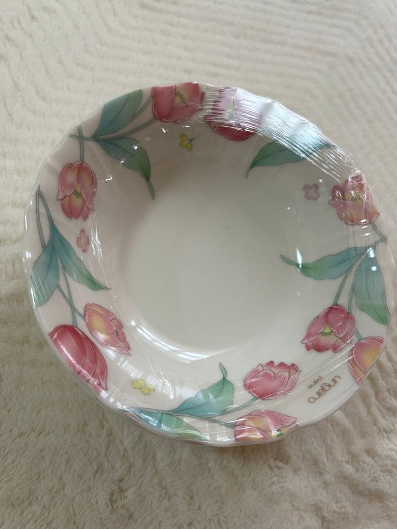 即購入O.K ungaro花柄皿 5枚セット新品 — image 5