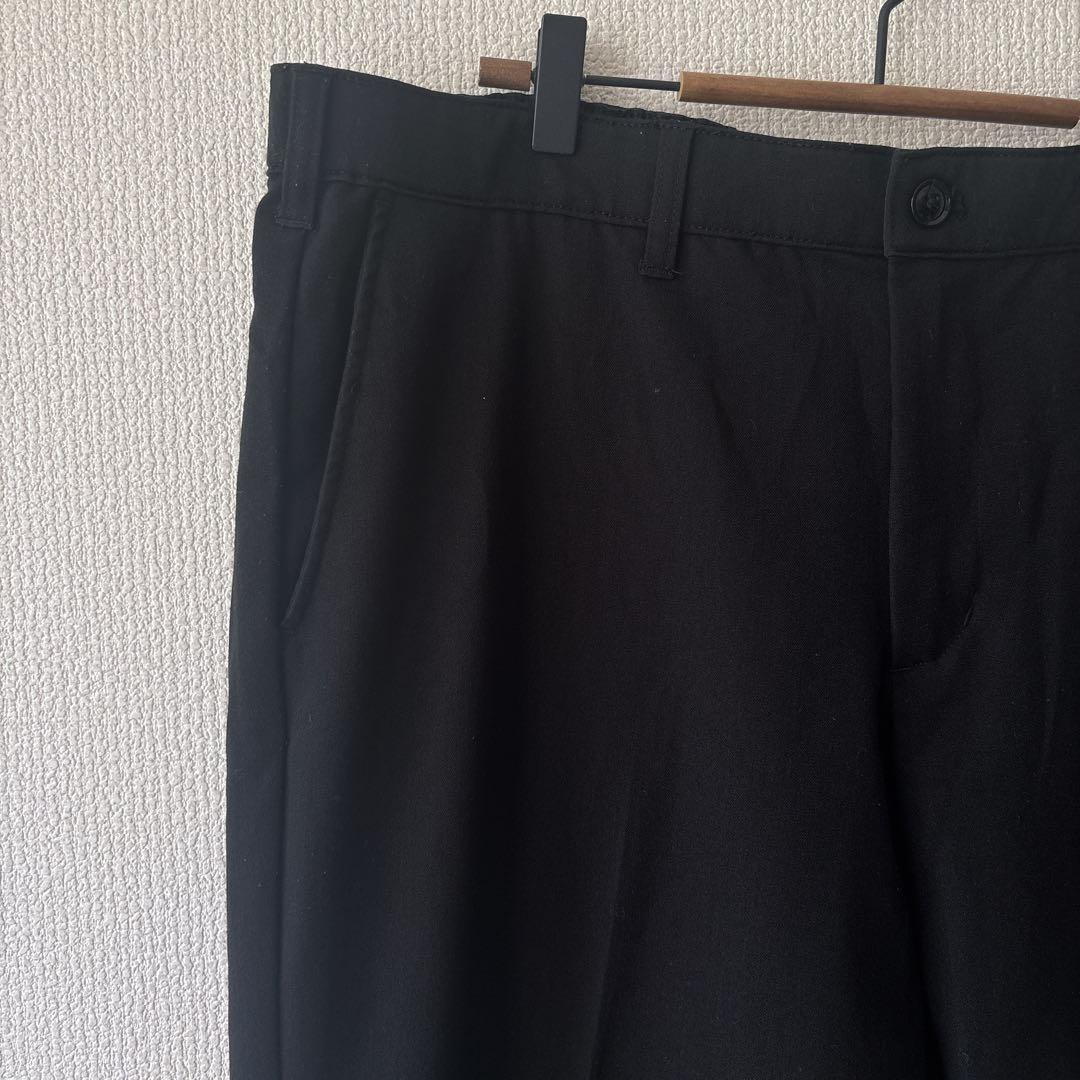 【プラスワン＊ライトオン】テーパードパンツ XL 黒 ウエスト内紐 メンズ大きい — image 2