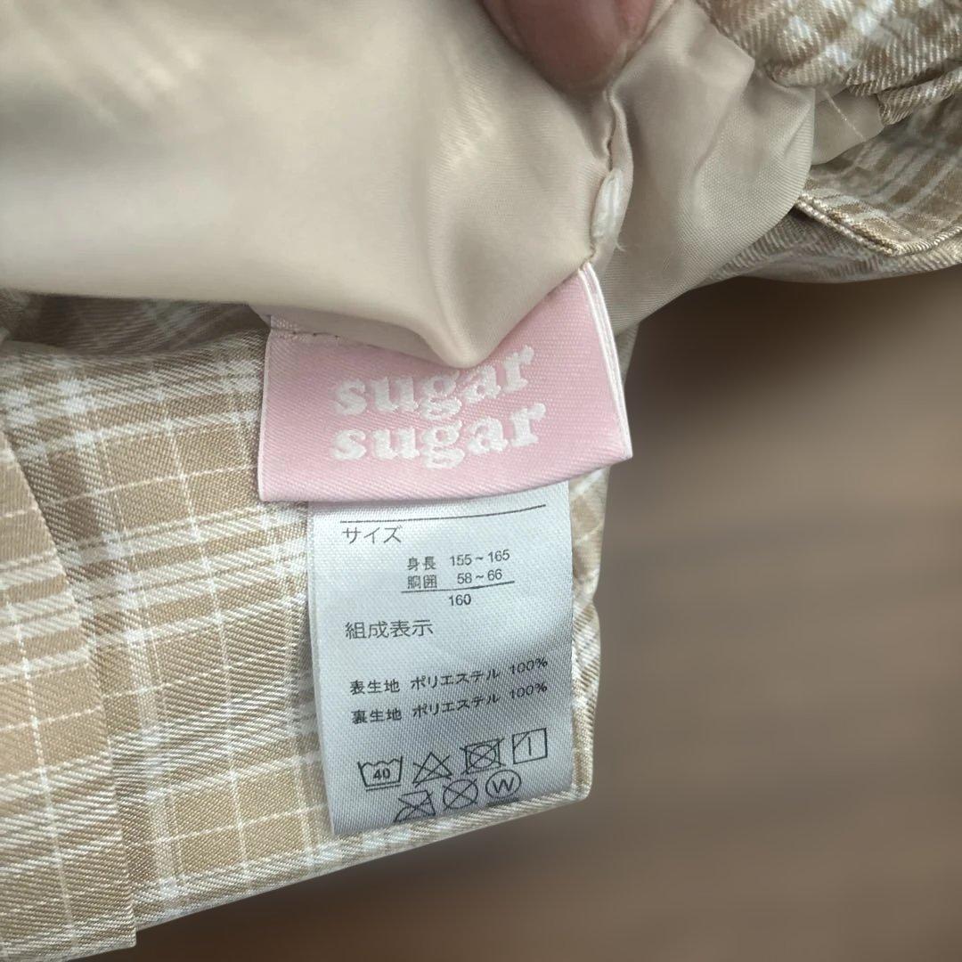 sugersuger プリーツ　スカート　チェック　ジャンパースカート — image 3