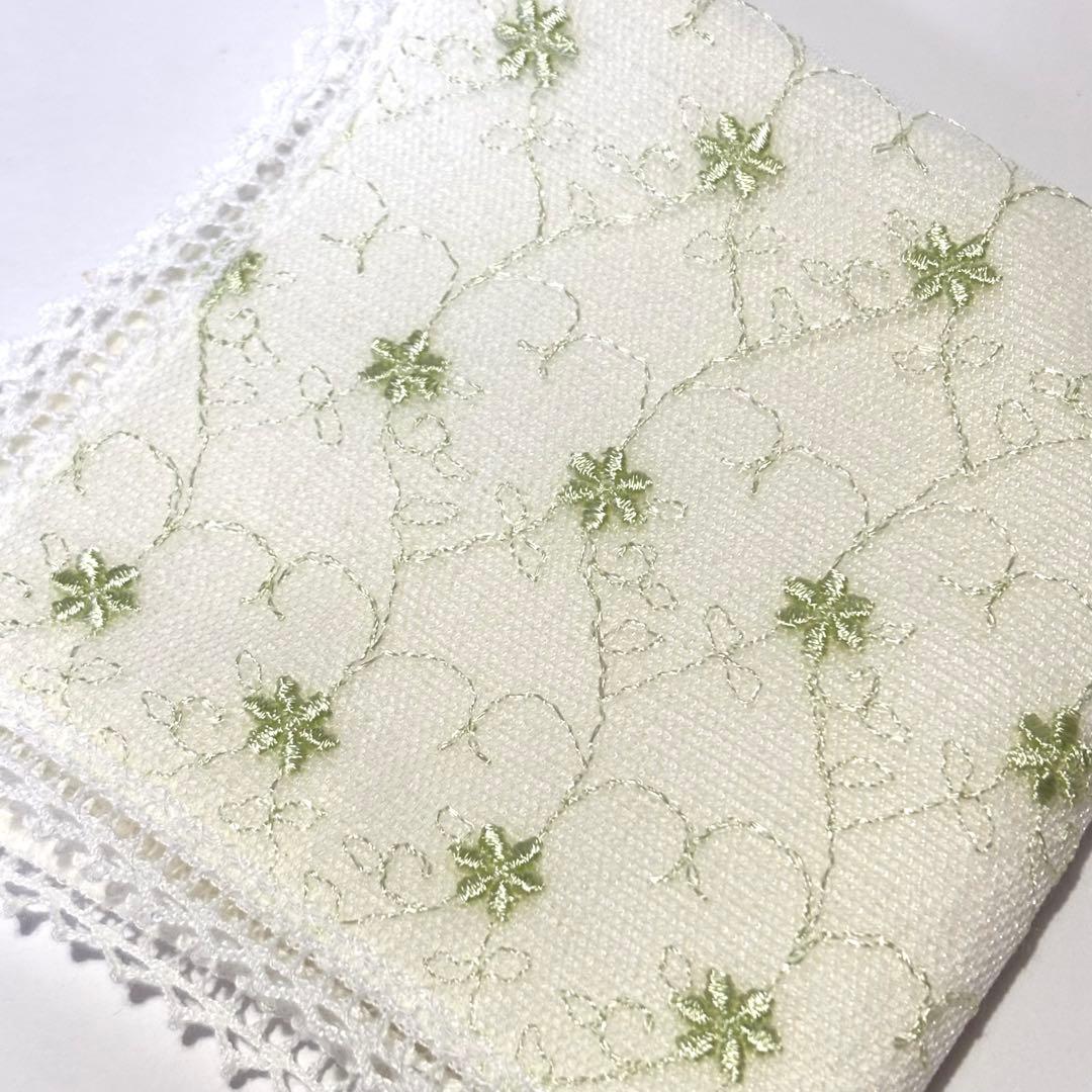 【新品未使用】ブルーミング中西 大判ハンカチレース — image 4