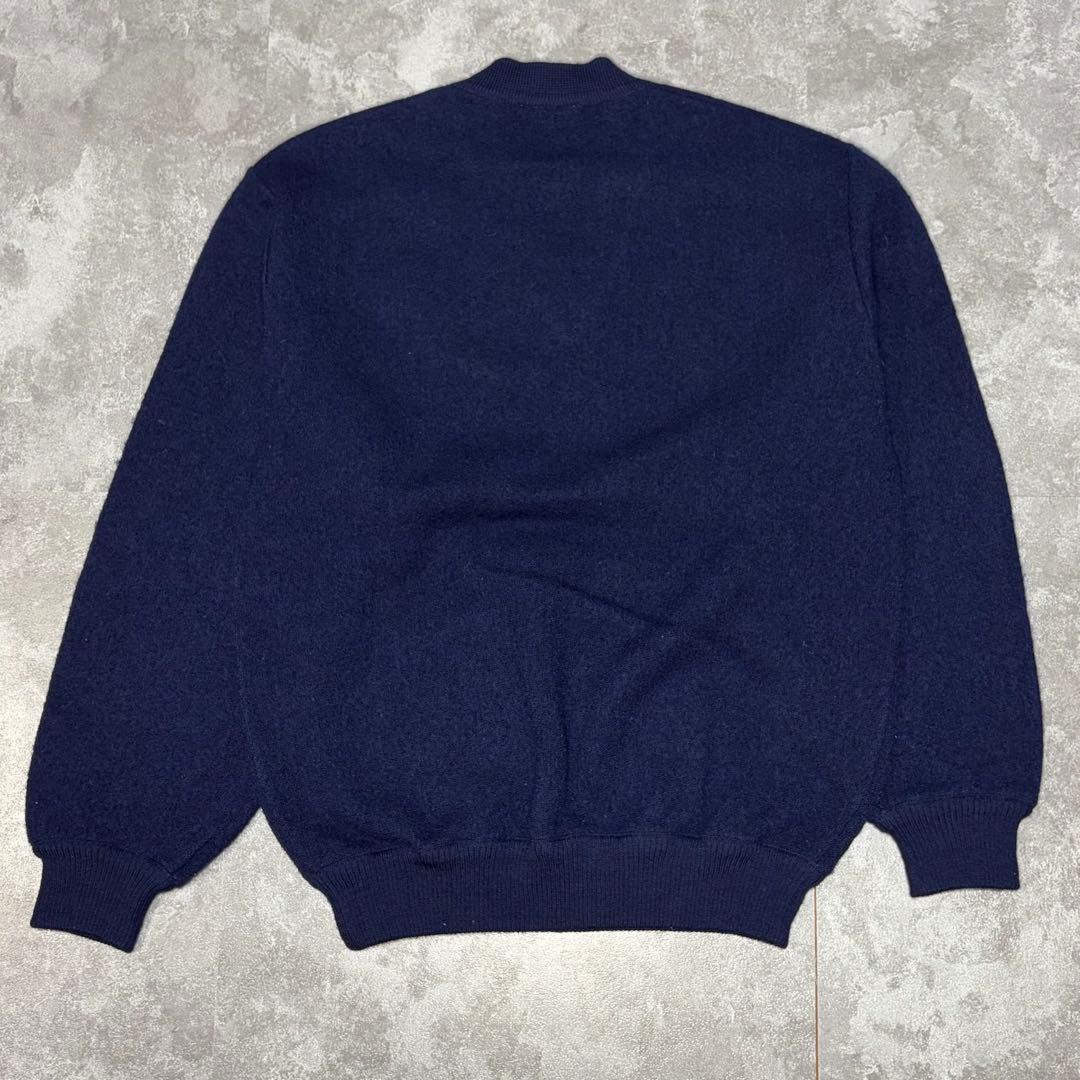 LACOSTE ラコステ ニット セーター ネイビー Vネック　ヴィンテージ — image 2