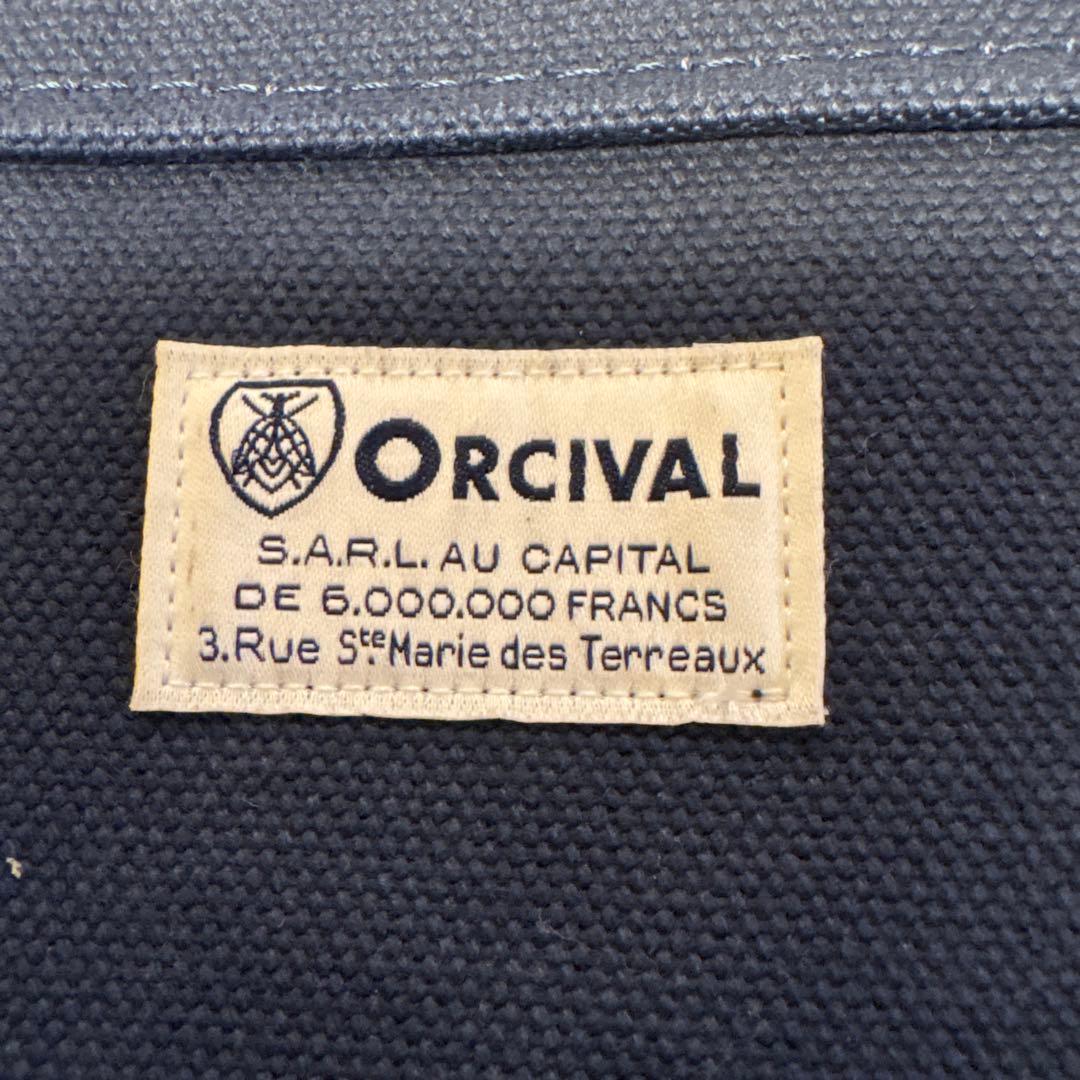 ORCIVAL オーシバル キャンバス トートバッグ ネイビー — image 3