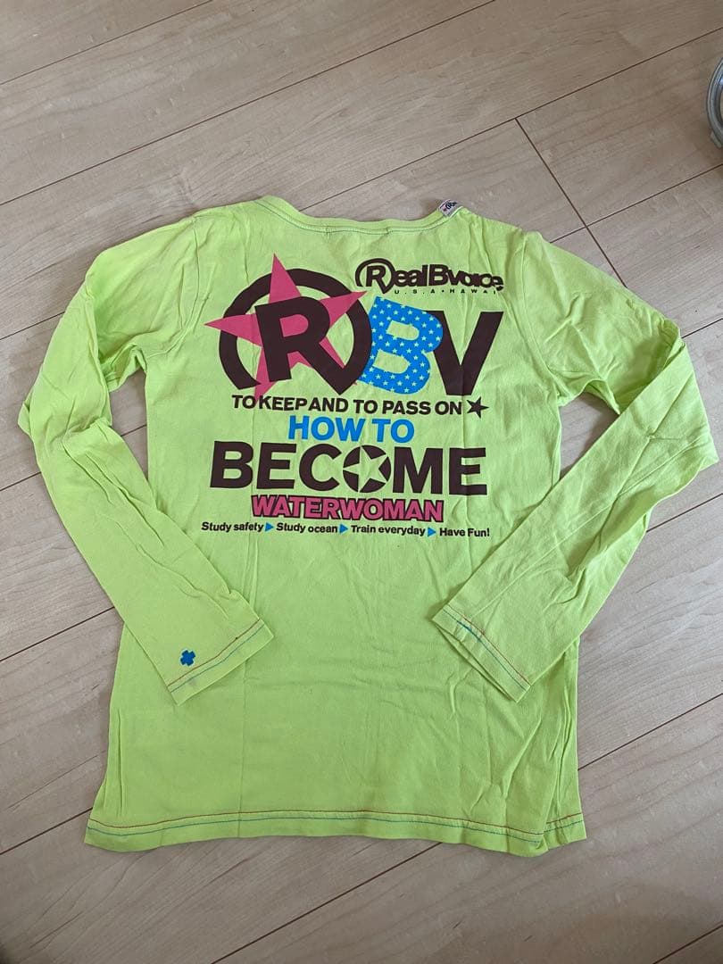 RealBvoice 長袖 カットソー ライムグリーン M — image 2