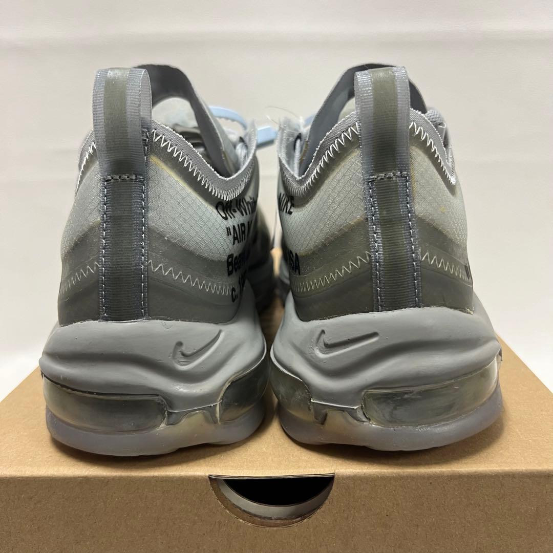 新品未使用 NIKE オフホワイトTHE10 AIR MAX 97 US10.5 — image 4