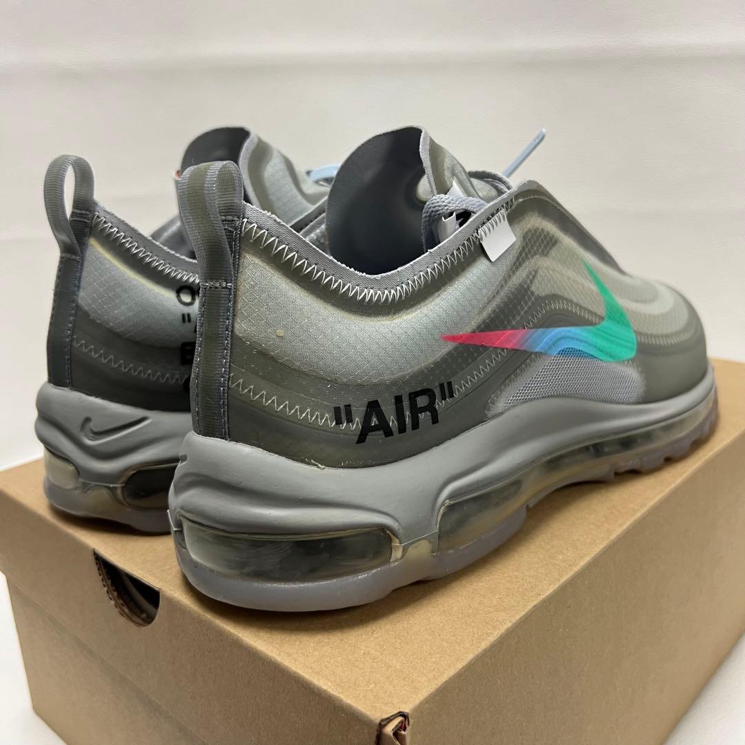 新品未使用 NIKE オフホワイトTHE10 AIR MAX 97 US10.5 — image 5