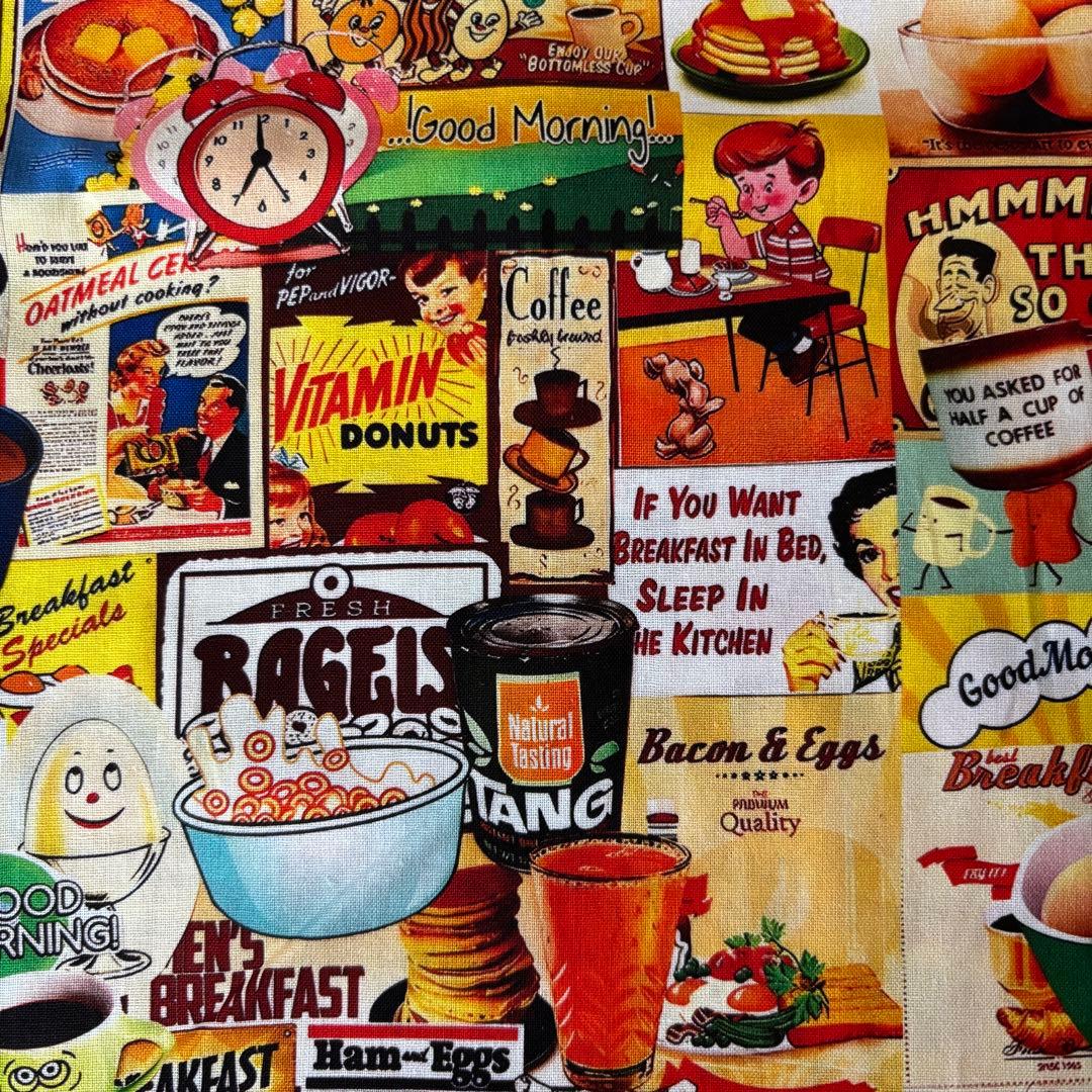 ‪ஐ‬⋆*レトロなアメリカンカフェ 生地約45×110 — image 3