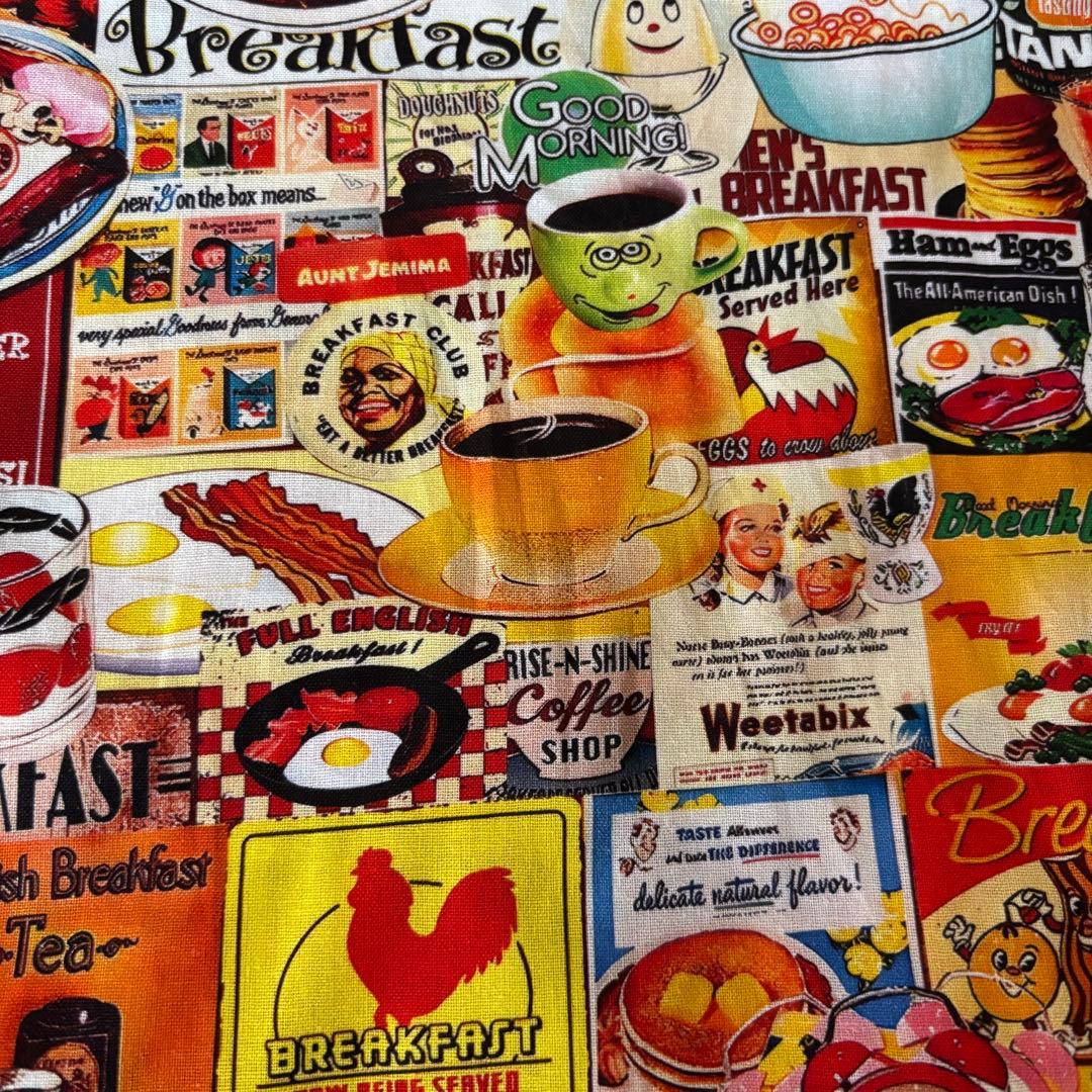 ‪ஐ‬⋆*レトロなアメリカンカフェ 生地約45×110 — image 4
