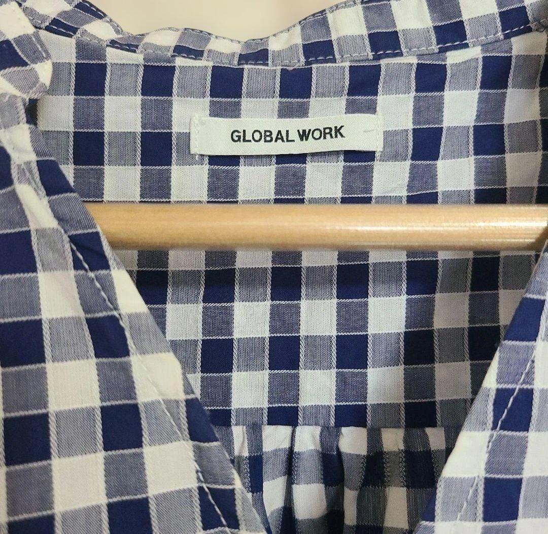 GLOBAL WORK　ティアードマキシワンピチェック — image 3