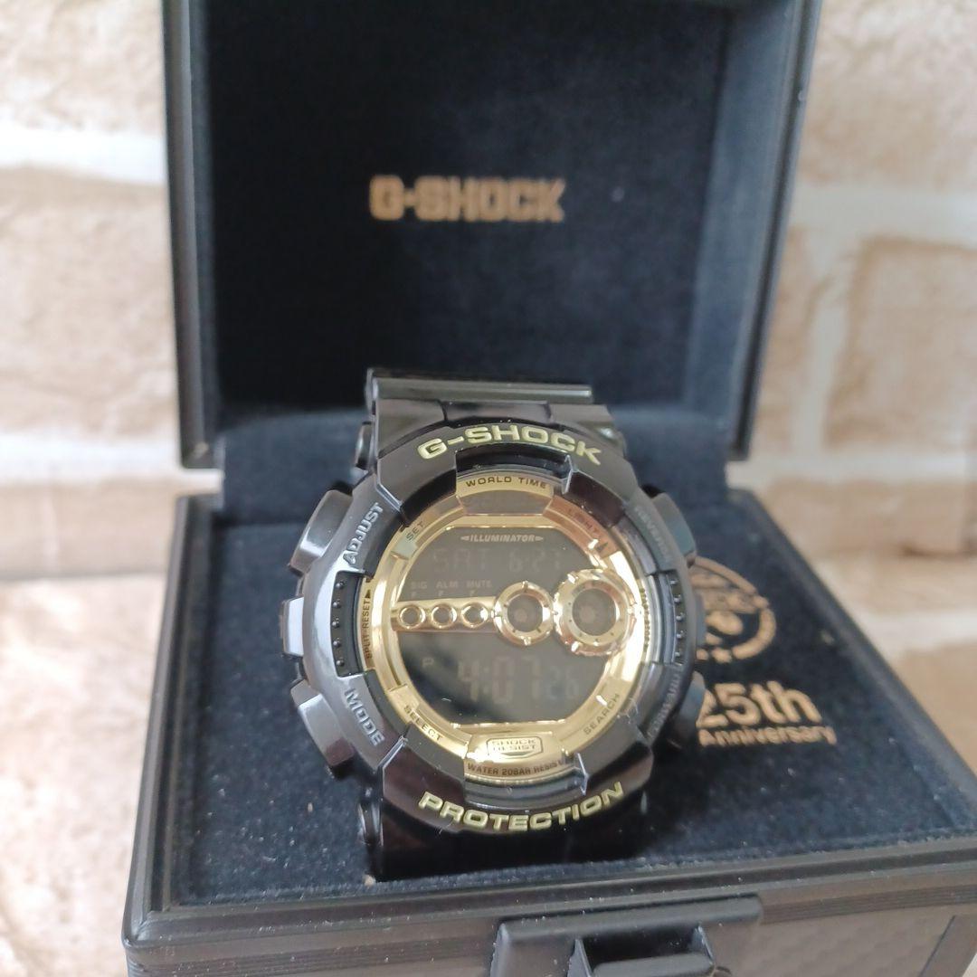 CASIO G-SHOCKジーショック腕時計 ゴールド&ブラック 人気爆発中 — image 2