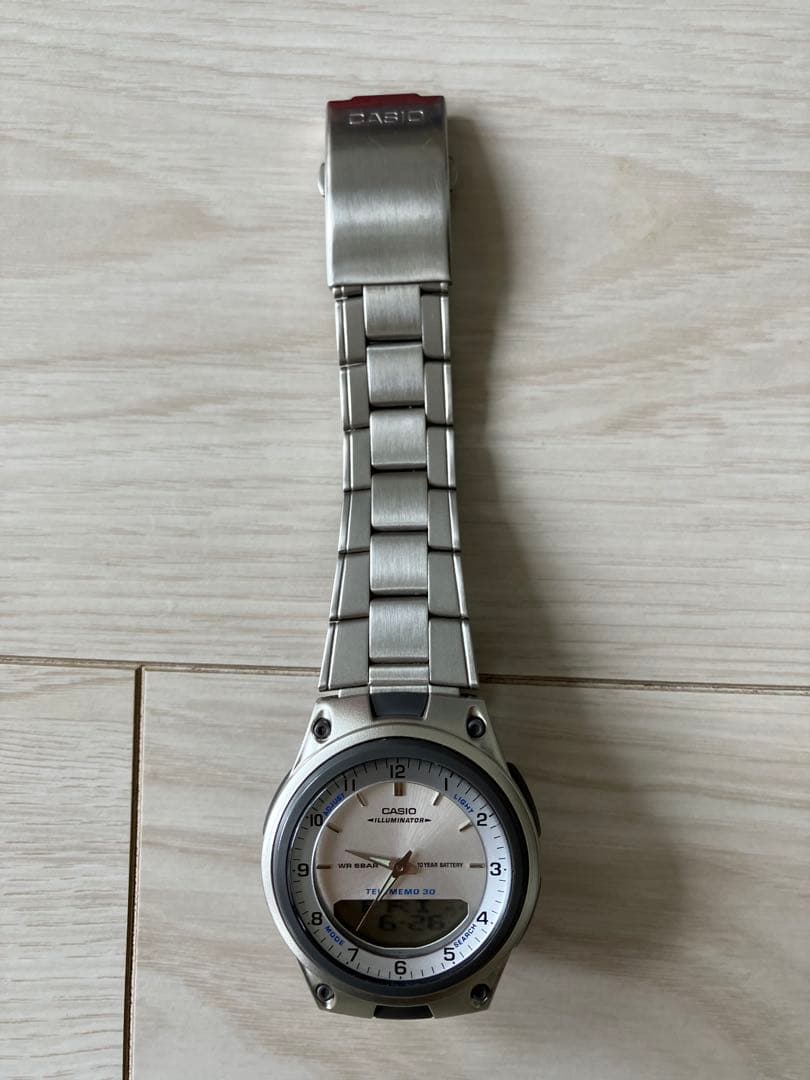 CASIO AW-80 アナデジ 腕時計 動作確認済み、腕周り：約18cm — image 2