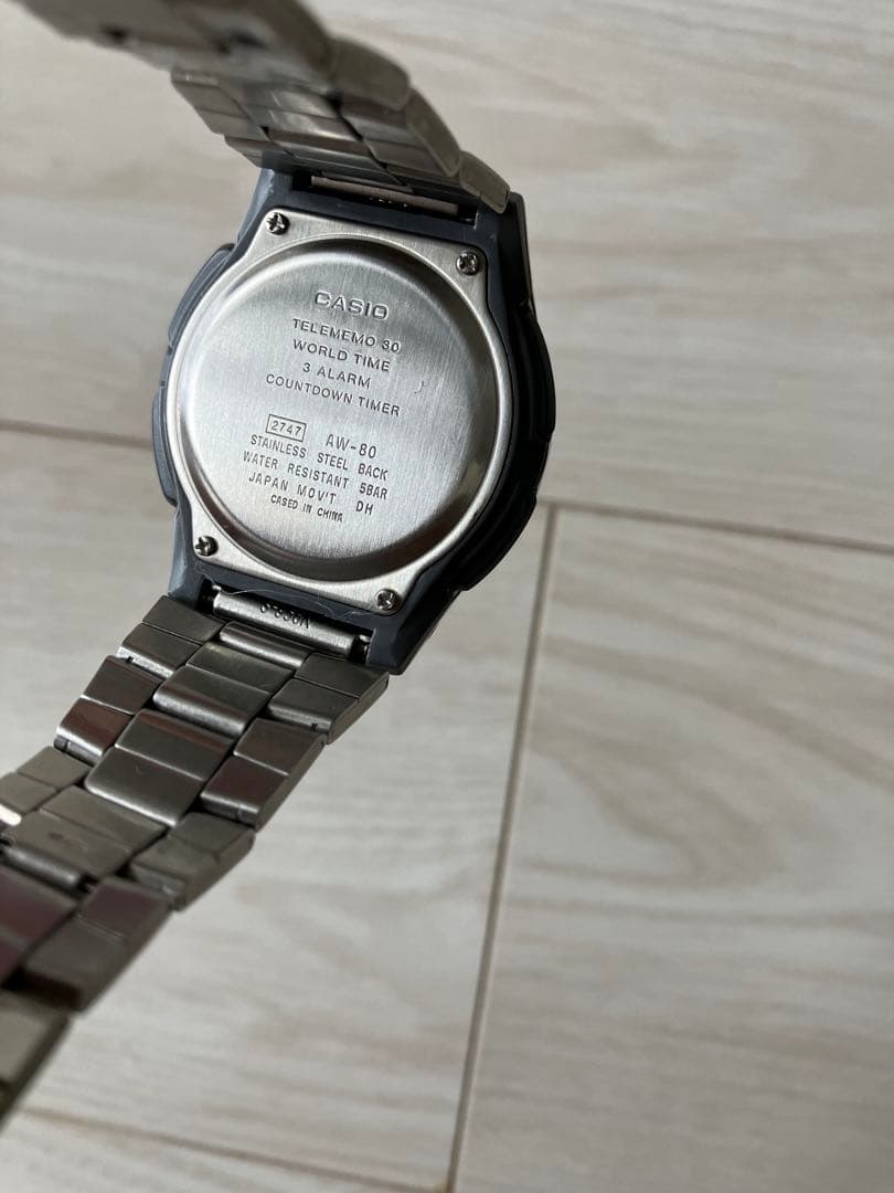 CASIO AW-80 アナデジ 腕時計 動作確認済み、腕周り：約18cm — image 3