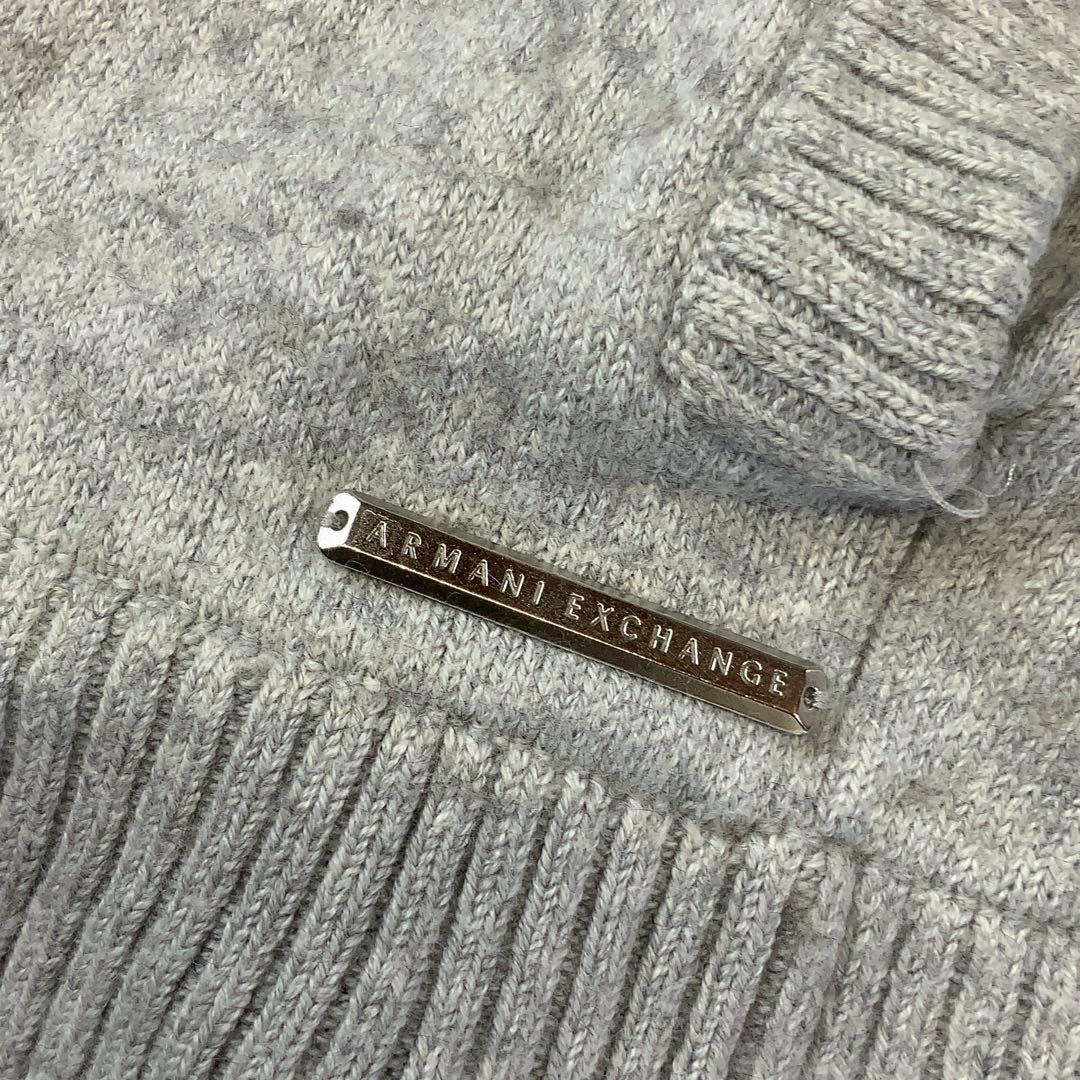 ARMANI EXCHANGE アルマーニエクスチェンジ ウールニット パーカー — image 4