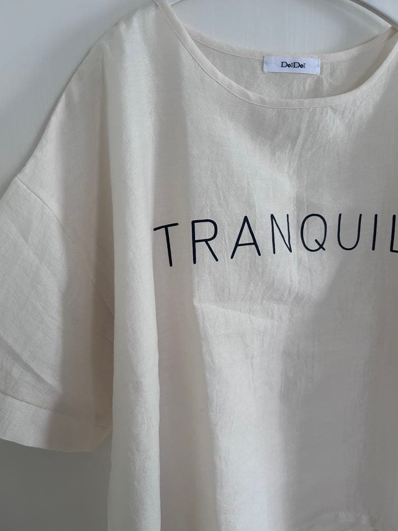 Doudou ジョーゼットロゴTEE ホワイト — image 5