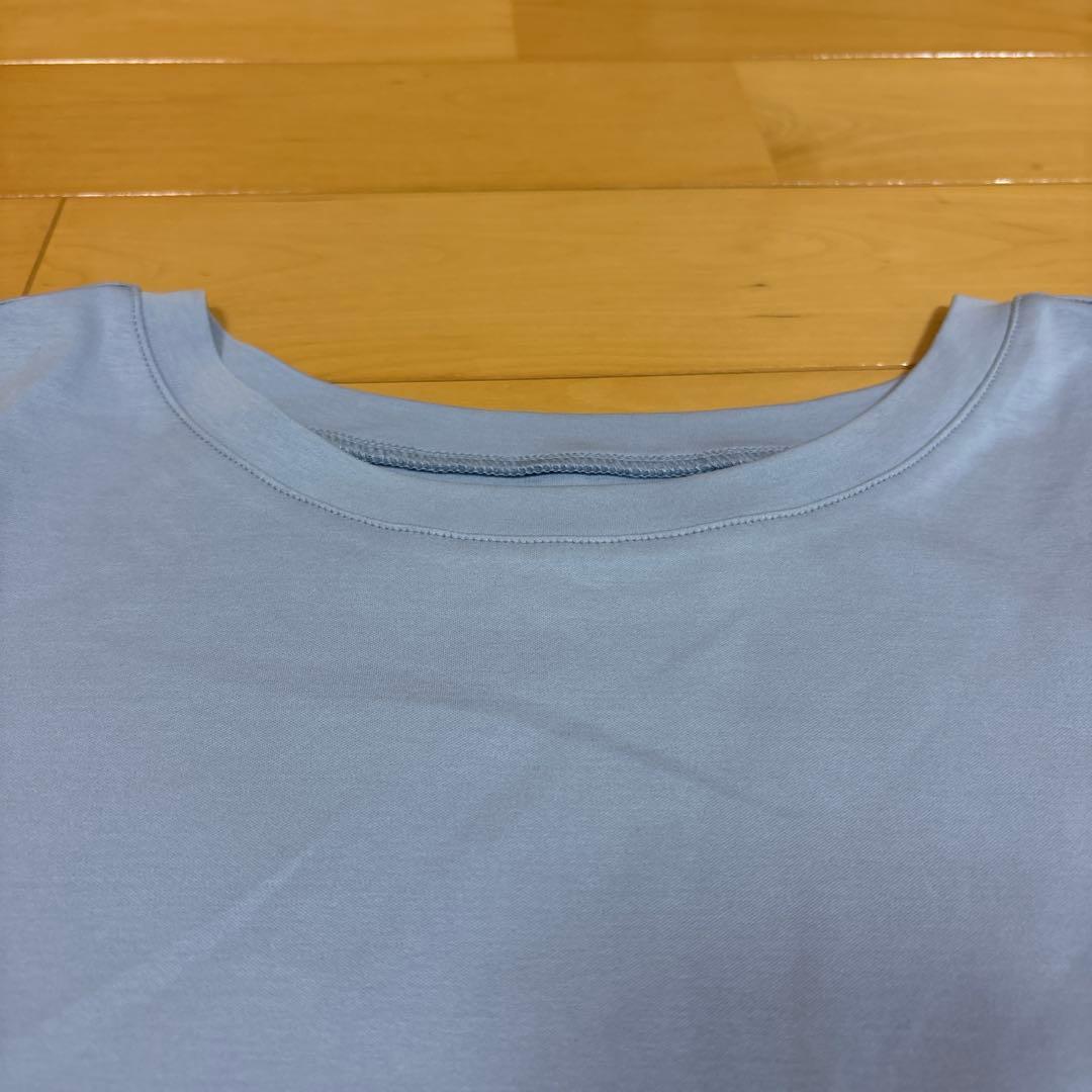 新品 未使用　CEST MOIJEU ロゴプリント 半袖Tシャツ ライトブルー — image 2