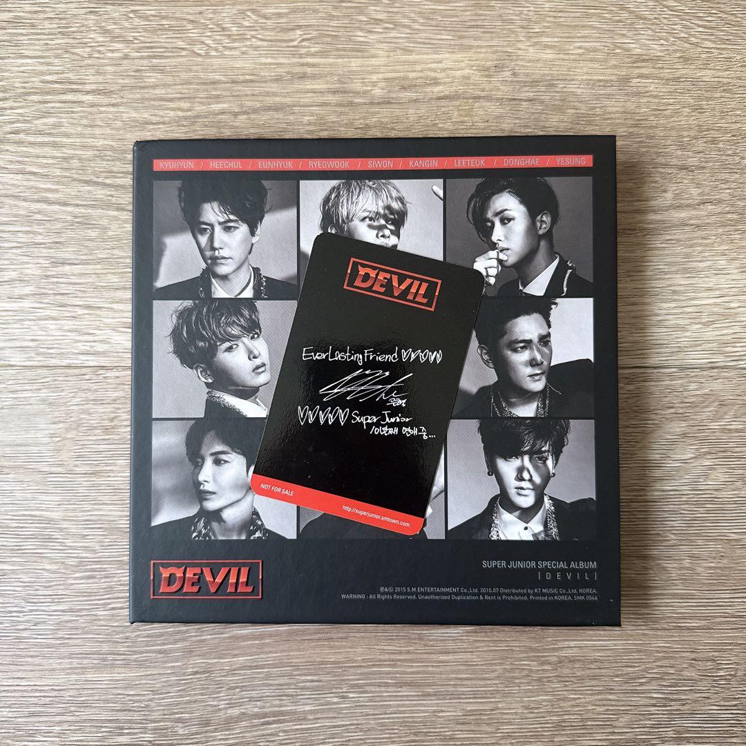 即購入可❣️トレカ付き❣️SJ DEVIL CD トレカ ウニョクver. — image 2